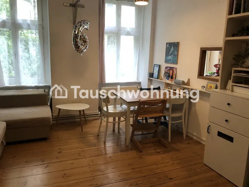 Tauschwohnung: Ruhige Altbauwohnung mit privatem Hinterhof in Tiergarten — photo 1